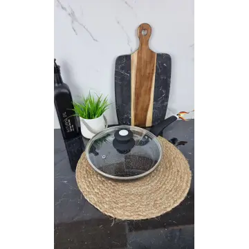 QD-F0324-L Сковорідка 24см антипр.покриття скл.кришка Мармур ᐉ QD-F0324-L - - класная цена в ProPosud