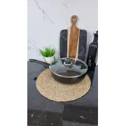 FPN-261 D Сковорідка глибока 26см антипр.покриття скл.кришка NON STICK Чорний ᐉ FPN-261 D - - класная цена в ProPosud