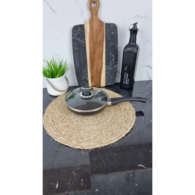 FPN-181 Сковорідка 18см антипр.покриття скл.кришка NON STICK Чорний ᐉ FPN-181 - - класная цена в ProPosud