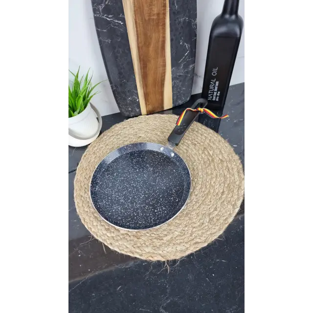 QD-P-0322 Сковорідка для млинців 22см антипр.покриття Мармур