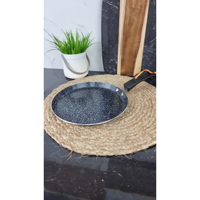 QD-P-0322 Сковорідка для млинців 22см антипр.покриття Мармур