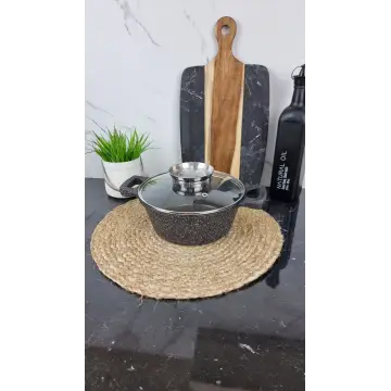 YS8020-B Кастрюля 2,0л антипр.покрытие стек.крышка индукция Чорный