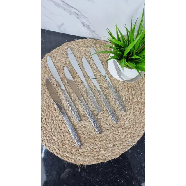 660-4 Нож столовый Звезда (6шт/уп)