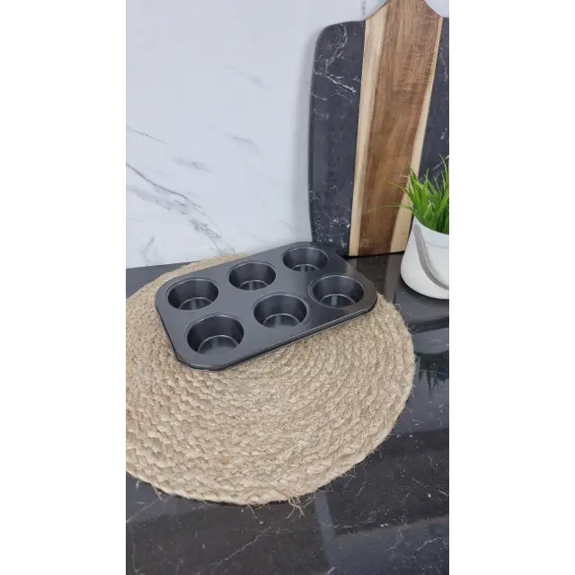 16921-2 Форма для кексу 26*18,5*2,5см 6шт антипр.покриття ᐉ 16921-2 - - класная цена в ProPosud