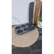 16921-2 Форма для кексу 26*18,5*2,5см 6шт антипр.покриття ᐉ 16921-2 - - класная цена в ProPosud