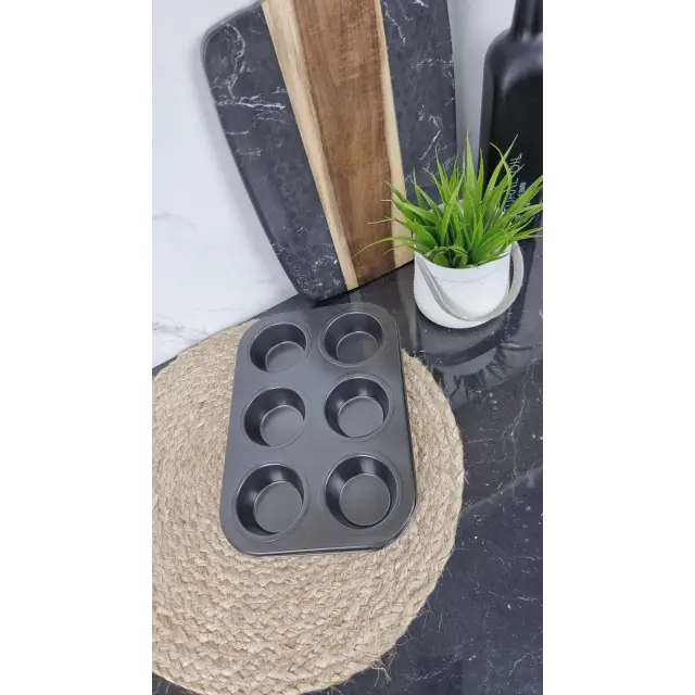 16921-2 Форма для кексу 26*18,5*2,5см 6шт антипр.покриття ᐉ 16921-2 - - класная цена в ProPosud