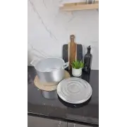 Кастрюля алюминиевая цилиндрическая 10л ᐉ - - класная цена в ProPosud