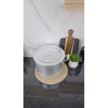 Кастрюля алюминиевая цилиндрическая 15л ᐉ - - класная цена в ProPosud 2