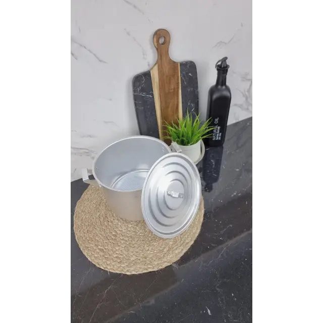 Кастрюля алюминиевая цилиндрическая 4,5л ᐉ - - класная цена в ProPosud