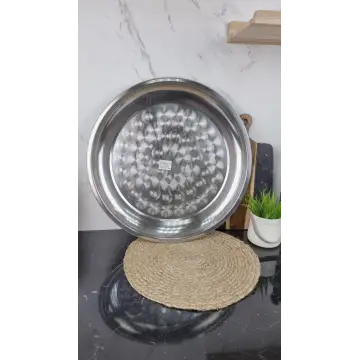 2285 Поднос круглый 50см нерж.сталь ᐉ 2285 - - класная цена в ProPosud