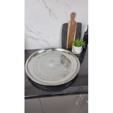 2285 Поднос круглый 50см нерж.сталь ᐉ 2285 - - класная цена в ProPosud 2