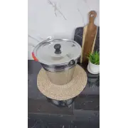 B005-8L Ведро с крышкой 8,0л пластиковая ручка нерж.сталь ᐉ B005-8L - - класная цена в ProPosud