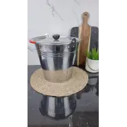 B005-8L Ведро с крышкой 8,0л пластиковая ручка нерж.сталь ᐉ B005-8L - - класная цена в ProPosud