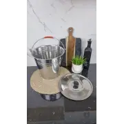 B005-8L Ведро с крышкой 8,0л пластиковая ручка нерж.сталь ᐉ B005-8L - - класная цена в ProPosud