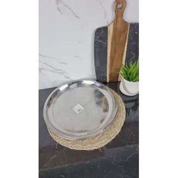 B002-35 Поднос круглый 35см нерж.сталь ᐉ B002-35 - - класная цена в ProPosud 2