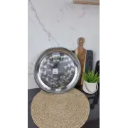 B002-30 Поднос круглый 30см нерж.сталь ᐉ B002-30 - - класная цена в ProPosud