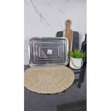 B003-36 Поднос прямоугольный 36*27*2см нерж.сталь ᐉ B003-36 - - класная цена в ProPosud