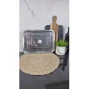 B003-36 Поднос прямоугольный 36*27*2см нерж.сталь ᐉ B003-36 - - класная цена в ProPosud