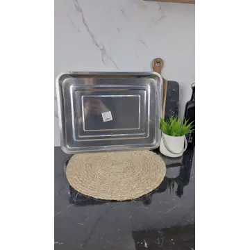 B003-45 Поднос прямоугольный 45*35*2см нерж.сталь ᐉ B003-45 - - класная цена в ProPosud