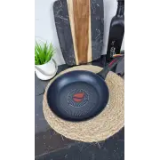 QD-F-T-0328  Сковорода 28см антипр.покрытие термоиндикатор Мрамор