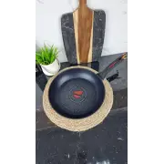 QD-F-T-0324  Сковорода 26см антипр.покрытие термоиндикатор Мрамор