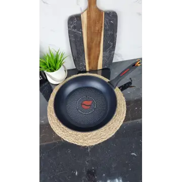 QD-F-T-0324 Сковорода 24см антипр.покрытие термоиндикатор Мрамор