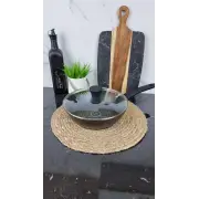 QD-DD328-L Сковорода глубокая 28см антипр.покрытие стек.крышка Diamond