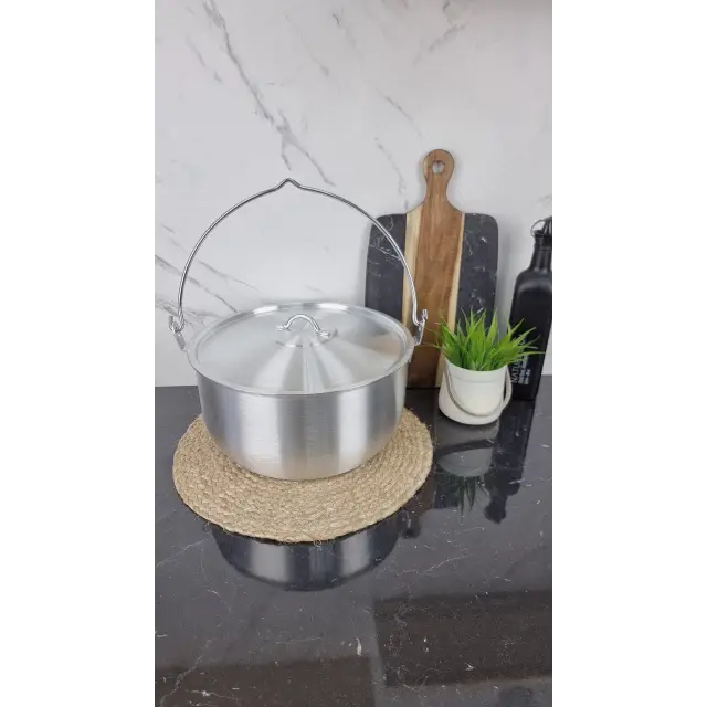 Казан алюмінієвий 20л туристичний з дужкою ᐉ - - класная цена в ProPosud