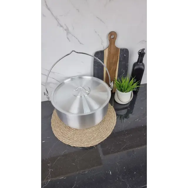 Казан алюмінієвий 20л туристичний з дужкою ᐉ - - класная цена в ProPosud