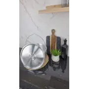 Казан алюминиевый 15л туристический с дужкой