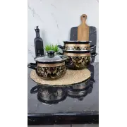 553 A Набор кастрюль 3-пр. стк/кр. Версаль