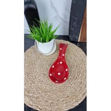 ZF 1122 FB Подставка под ложку керам. Горох