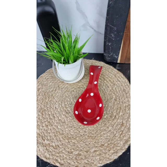 ZF 1122 FB Подставка под ложку керам. Горох