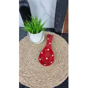 ZF 1122 FB Подставка под ложку керам. Горох