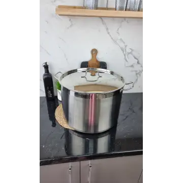 ZB-38 Кастрюля цилиндрическая 30л нерж.сталь нерж.крышка ᐉ ZB-38 - - класная цена в ProPosud 2