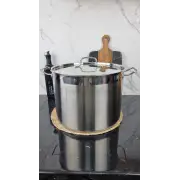 ZB-30 Кастрюля цилиндрическая 16л нерж.сталь нерж.крышка ᐉ ZB-30 - - класная цена в ProPosud