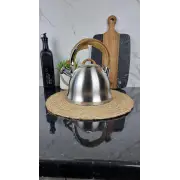 ZB-18/3,5 W Чайник 3,5л со свистком нерж.сталь ручка коричневая бакелит ᐉ ZB-18/3,5 W - - класная цена в ProPosud