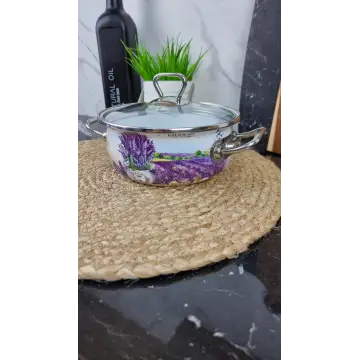 16707 Кастрюля мелкая 1,5л d-16см Лаванда