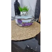 16707 Кастрюля мелкая 1,5л d-16см Лаванда