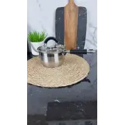 ZB-1,3 BB Ковш 1,3л нерж.сталь стекл.крышка BLACK ᐉ ZB-1,3 BB - - класная цена в ProPosud