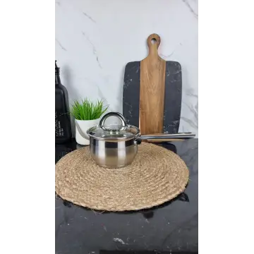 ZB-1,3 SS Ковш 1,3л нерж.сталь стекл.крышка ᐉ ZB-1,3 SS - - класная цена в ProPosud