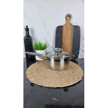 ZB-1,9 CSG Ковш 1,9л нерж.сталь стекл.крышка GREY ᐉ ZB-1,9 CSG - - класная цена в ProPosud