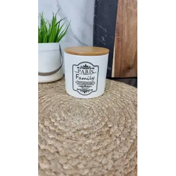 ZFC 465 PF Банка керам. 450мл дерев. крышкою Париж