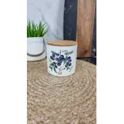 ZFC 465 BC Банка керам. 450мл дерев. крышкой Голубика