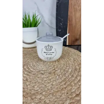 ZFC 045 CR Цукорниця керам. з ложкою 350мл Корона ᐉ ZFC 045 CR - - класная цена в ProPosud