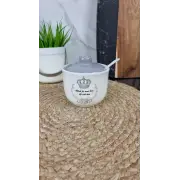 ZFC 045 CR Цукорниця керам. з ложкою 350мл Корона ᐉ ZFC 045 CR - - класная цена в ProPosud