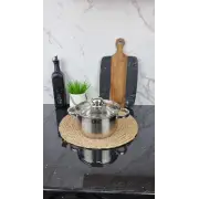 ZB-2,6 C Кастрюля сферическая 2,6л нерж.сталь стекл.крышка ᐉ ZB-2,6 С - - класная цена в ProPosud