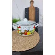 4197 A Кастрюля глубокая 4,0л d-20см Овощное ассорти