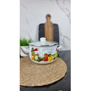 4197 A Кастрюля глубокая 4,0л d-20см Овощное ассорти