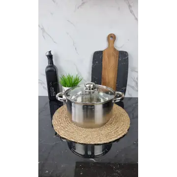 ZB-4,7 C Кастрюля сферическая 4,7л нерж.сталь стекл.крышка ᐉ ZB-4,7 C - - класная цена в ProPosud